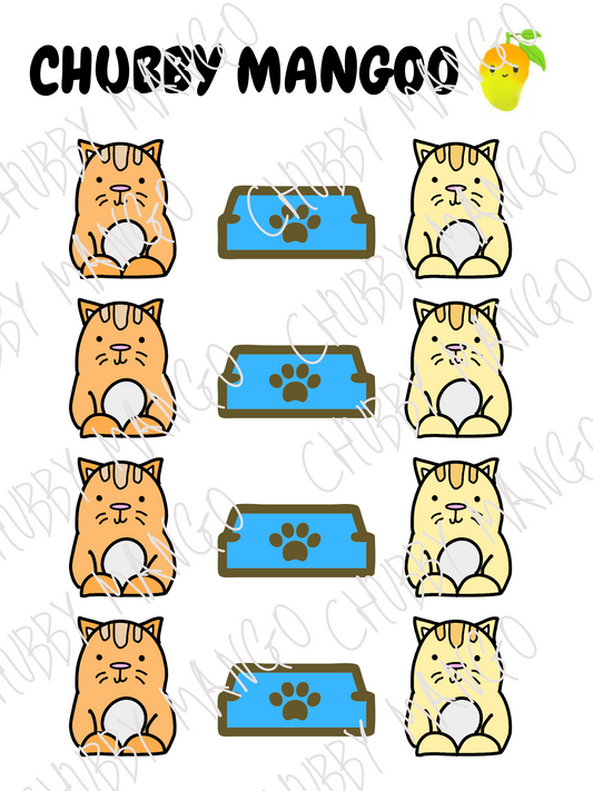 Cuddly Cat Stickers