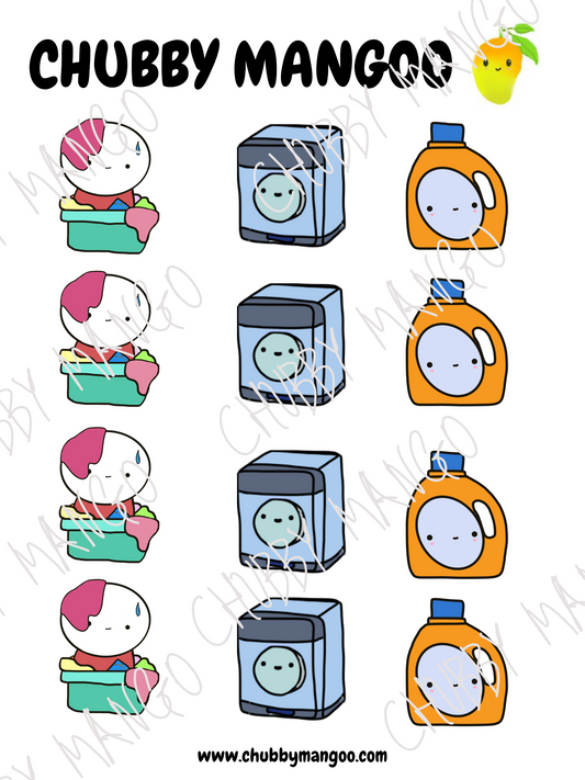 Laundry Stickers